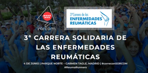 cartel carrera solidaria enfermedades reumaticas