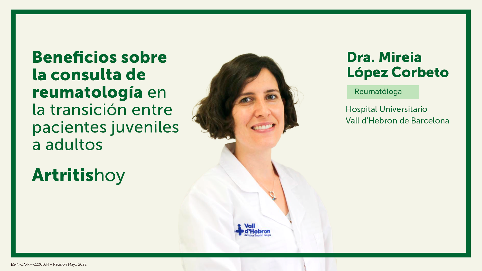 Dra. Mirea Lopez consulta reumatologia